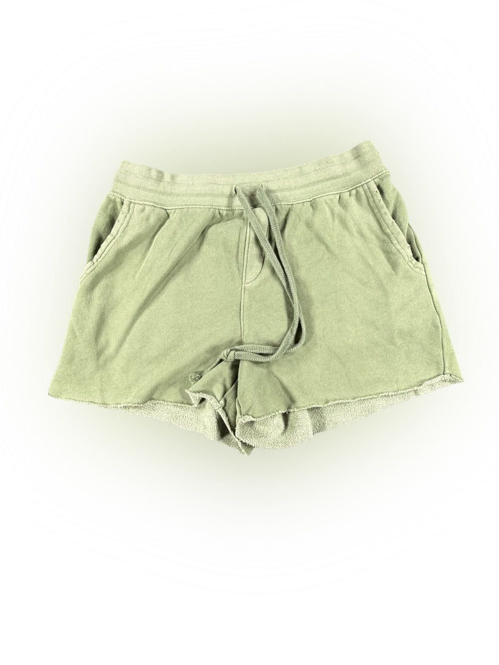 Women’s aerie Light Olive Terry Drawstring Lounge Shorts Size S